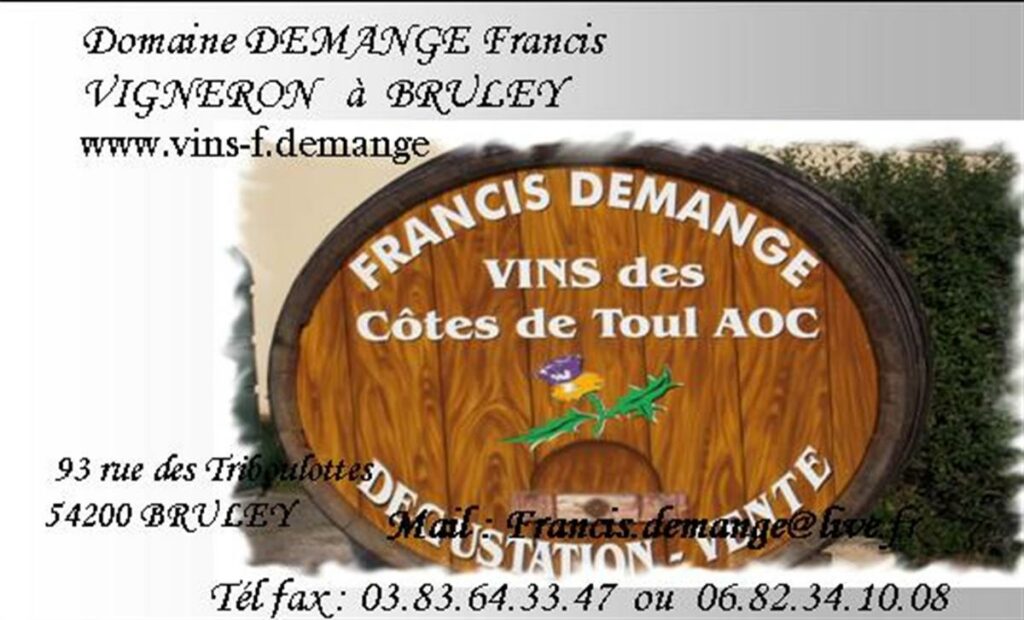 DOMAINE FRANCIS DEMANGE