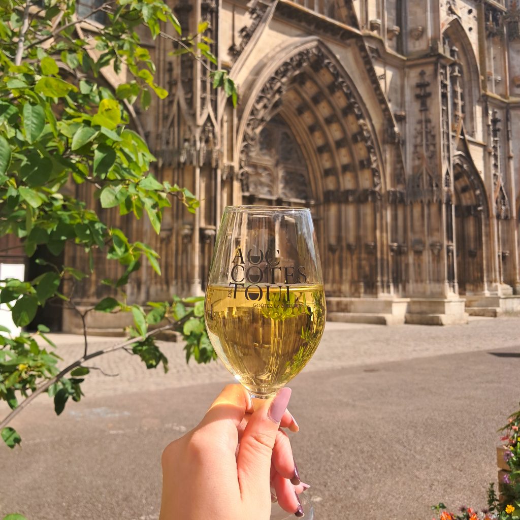 Dégustation d'auxerrois à la Maison du tourisme